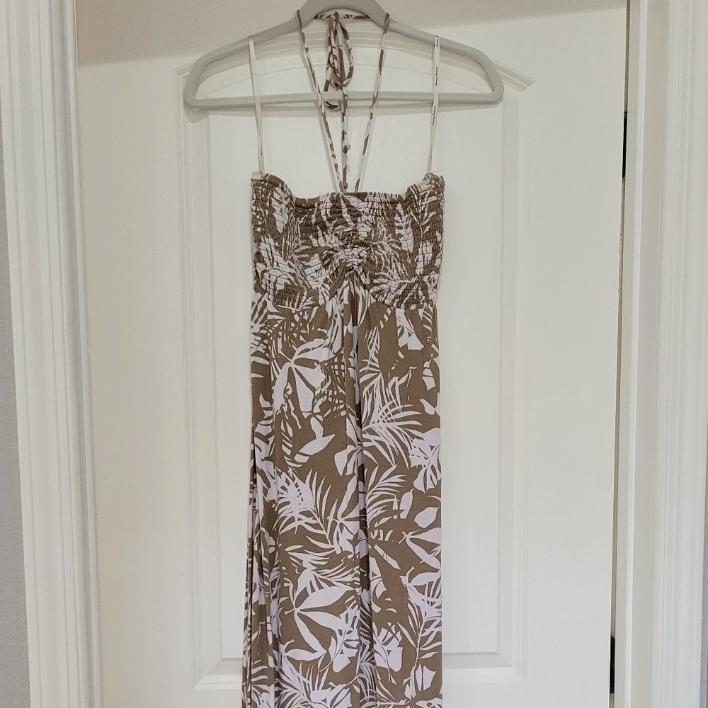 Tommy Bahama Spaghetti Halter Long Dress Size M